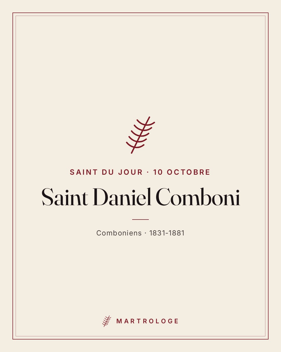 Saint Daniel Comboni